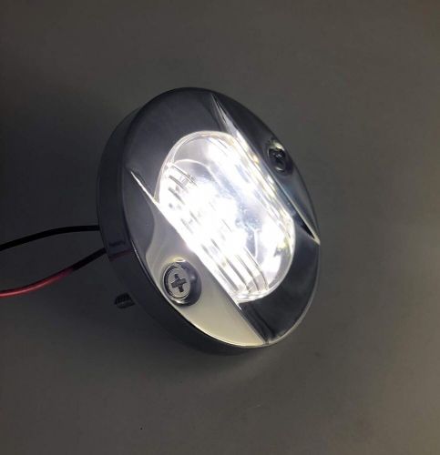 Pactrade Marine Boat 3 Inches Round Transom Interior Light LED Stern White, US $33.62, image 7