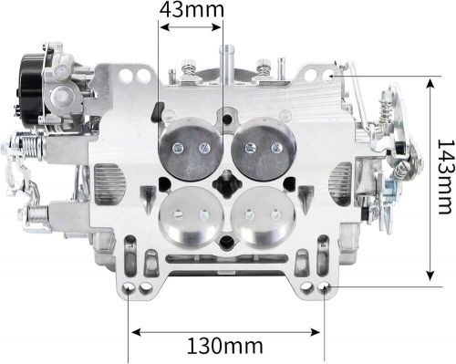 New 4 Barrel Carburetor For Edelbrock 1411 Performer 750 CFM Electric Choke, US $296.99, image 4