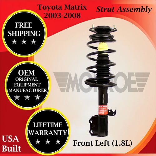 Monroe OEM Front Left Strut For 2003-2008 Toyota Matrix 1.8L Lifetime Warranty, US $127.53, image 7