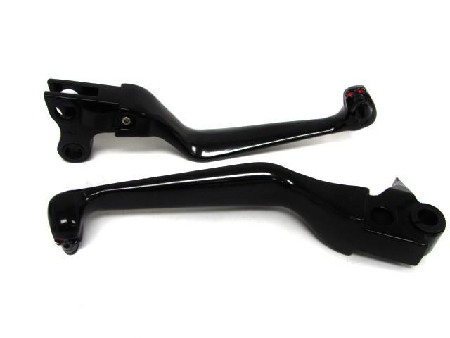 BLACK SKULL LEVERS for Harley Davidson Dresser Road King Road Street Glide 96-10, US $12.50, image 4