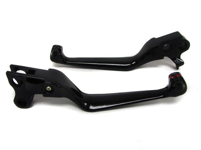 BLACK SKULL LEVERS for Harley Davidson Dresser Road King Road Street Glide 96-10, US $12.50, image 5