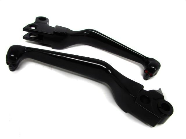BLACK SKULL LEVERS for Harley Davidson Dresser Road King Road Street Glide 96-10, US $12.50, image 6