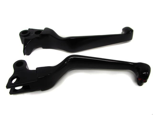 BLACK SKULL LEVERS for Harley Davidson Dresser Road King Road Street Glide 96-10, US $12.50, image 7