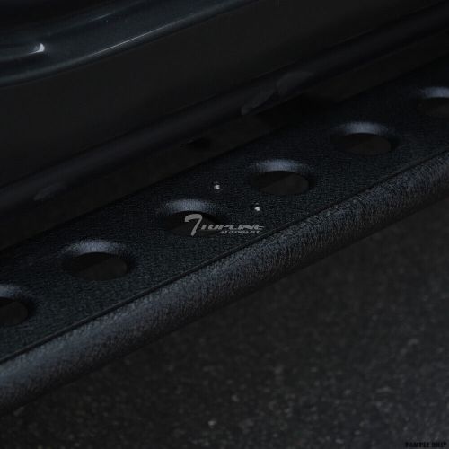 Topline For 19-21 Silverado/Sierra 1500 Crew Rock Slider Step Bars Textured Blk, US $269.00, image 3