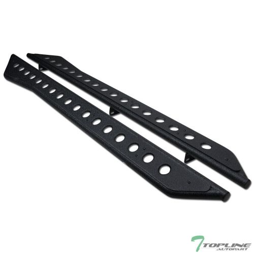 Topline For 19-21 Silverado/Sierra 1500 Crew Rock Slider Step Bars Textured Blk, US $269.00, image 5