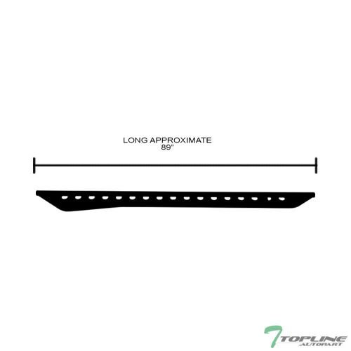 Topline For 19-21 Silverado/Sierra 1500 Crew Rock Slider Step Bars Textured Blk, US $269.00, image 6