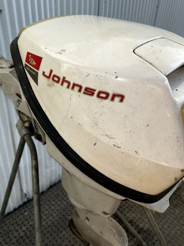 Vintage Johnson Sea Horse 9.5 Outboard Motor with Motor Stand, US $250.00, image 4