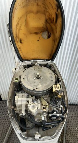 Vintage Johnson Sea Horse 9.5 Outboard Motor with Motor Stand, US $250.00, image 7