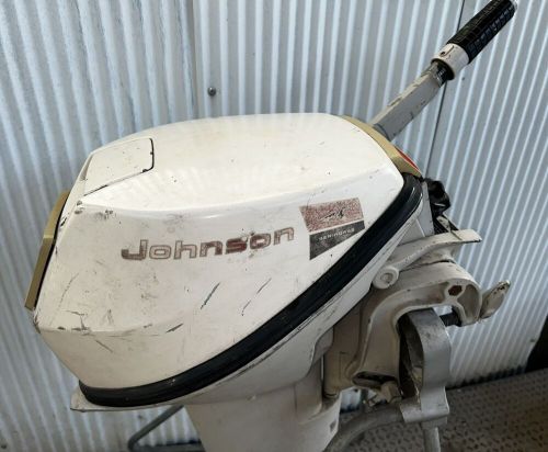 Vintage Johnson Sea Horse 9.5 Outboard Motor with Motor Stand, US $250.00, image 13