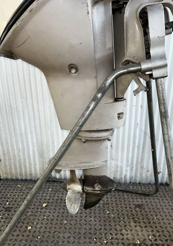 Vintage Johnson Sea Horse 9.5 Outboard Motor with Motor Stand, US $250.00, image 14