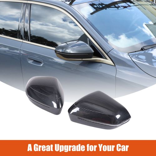 ABS Carbon Fiber Rearview Door Mirror Cover Caps For BMW 5/i5/7 Series 2024+-, US $, image 9