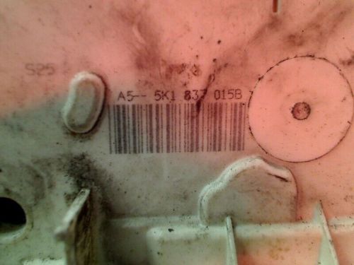 Volkswagen golf vi (5k1) 2010 left front door lock 5k1837015b-