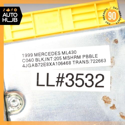 98-01 Mercedes W163 ML430 ML320 Airbag Air Bag SRS Control Module 0025424818 OEM, US $53.95, image 3