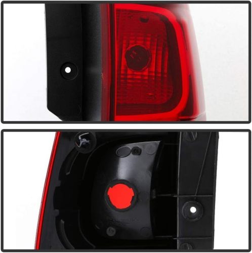 For 2007-2014 Chevy Suburban Tahoe Red Clear Replacement Tail Lights Lamp Pair, US $74.98, image 2