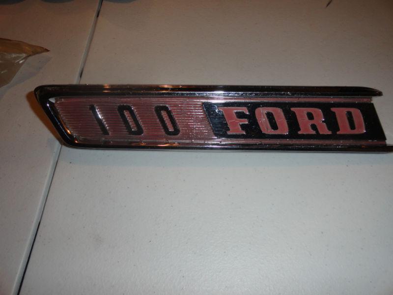Ford 100 part emblem
