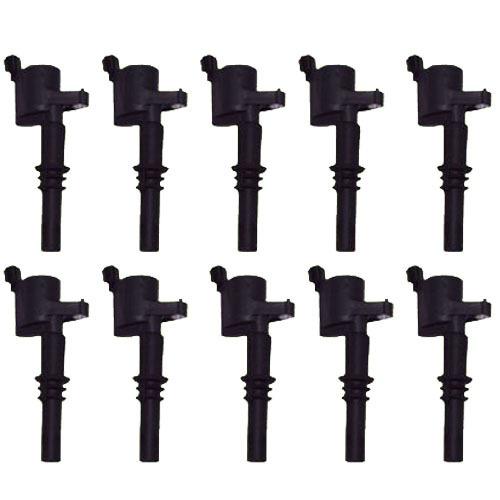 Ignition coil - set of 8 - ford lincoln mercury - 4.6l 5.4l v8 - dg511 - new