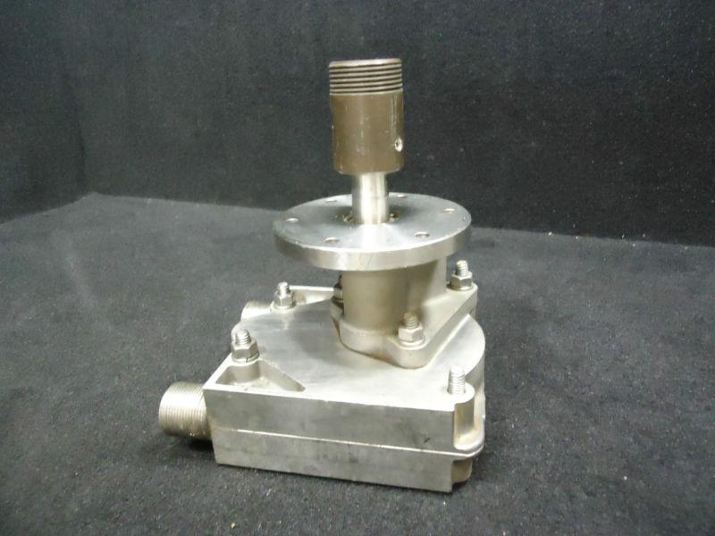 USED STAINLESS STEEL HYDRAULIC HELM PUMP BOAT STEERING INBOARD CYLINDER/RAM, US $367.90, image 4