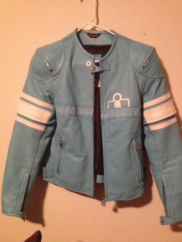 Women blue icon hero merc jacket