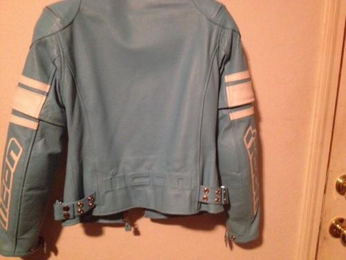 Women Blue Icon Hero Merc Jacket, US $180.00, image 4