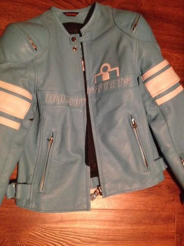 Women Blue Icon Hero Merc Jacket, US $180.00, image 6