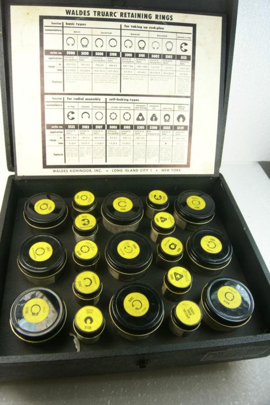 Vintage waldes truarc retaining ring pliers and kit 