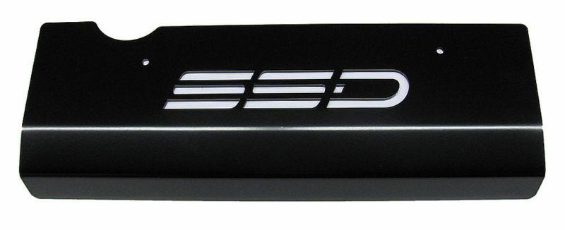 Ssd performance aluminum engine cover fits 2002-2008 hyundai tiburon 2.0 l black