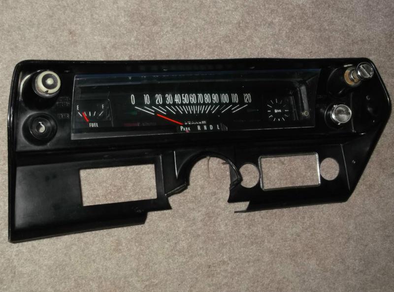 Find 68 NOVA INSTRUMENT CLUSTER GAUGES DASH BEZEL TRIM PANEL