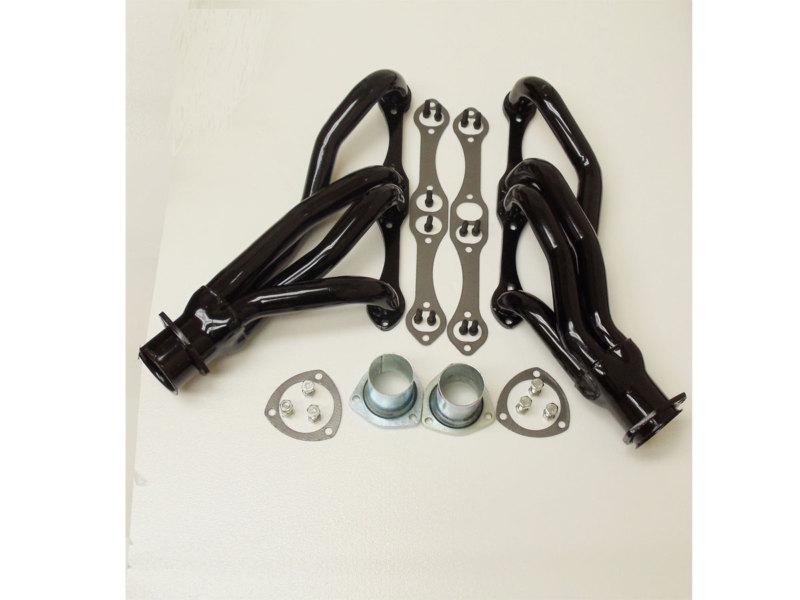 Find New Small Block Chevy Black Coated Heavy Duty Exhaust Headers Set