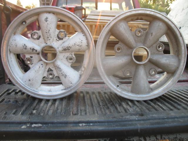 Vintage empi style early vw wide bolt pattern mag wheels hot rat bug volkswagon