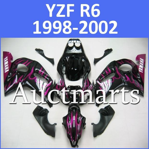 Carbon Rahmen Slider Für YZF-R6 1998-2002 - Sturzpads Ohne Schneiden