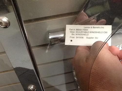 New OEM Suzuki Boulevard C90 Adjustable Polycarbonate Windshield 990A0-70004, US $175.00, image 2