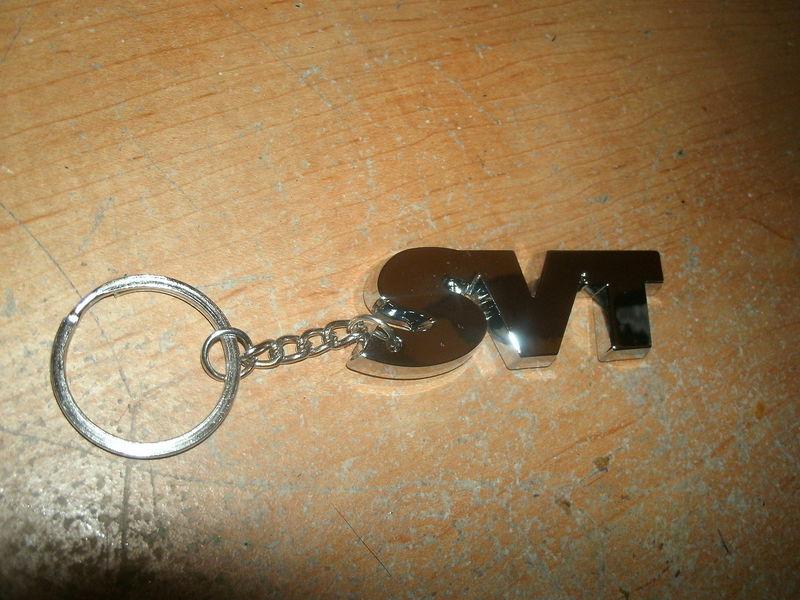 SVT FORD MUSTANG COBRA LIGHTNING F-150 CONTOUR FOCUS SHELBY CHROME KEYCHAIN NEW, US $8.99, image 3