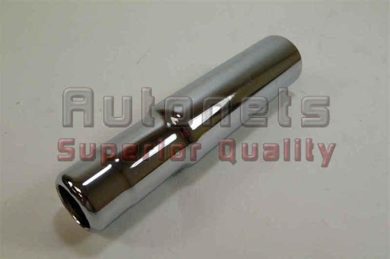 Chevy v8 chrome steel tri step oil filler tube small big block manifolds hot rod