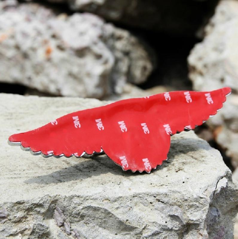 for TOYOTA Wing 3D Car Front Bonnet Metal Hood Badge Emblems Stickers Sliver, US $19.50, image 4