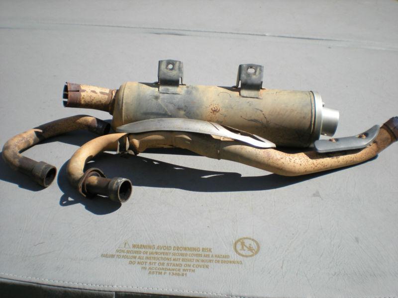 yamaha raptor stock exhaust/header/muffler/silencer/parts, US $115.00, image 8