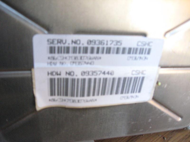 CAMARO MALIBU REGAL IMPALA ENGINE COMPUTER MODULE ECU ECM 1999 2000 9361735, US $110.00, image 2