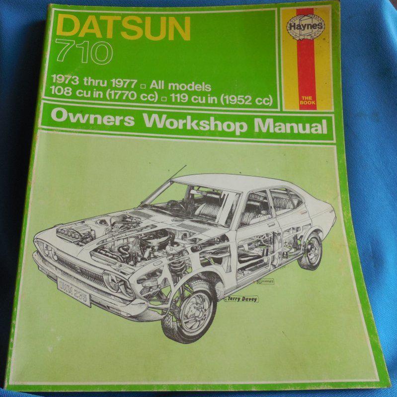 Haynes workshop manual datsun 1973-77 710