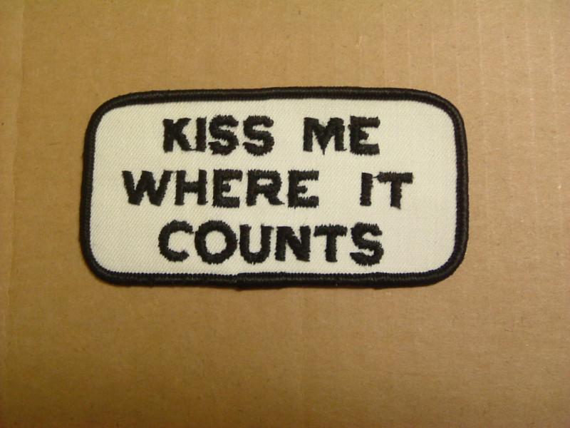Hot rod rat rod kiss love patch 