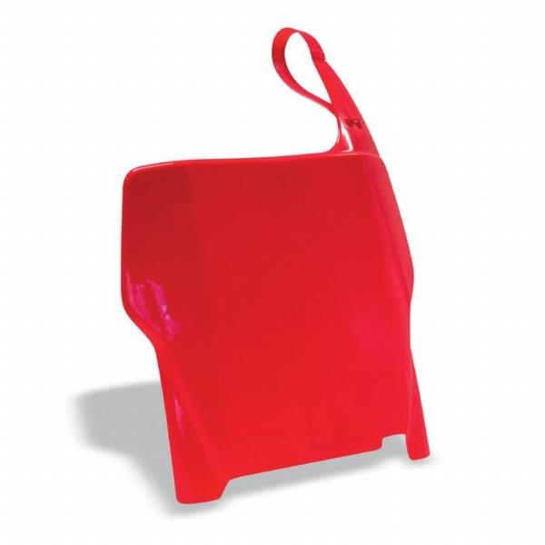 Ufo plastics front number plate red ho04621-070