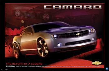 Chevrolet camaro 1969 2010 ss rs z28 bowtie muscle pony car ad poster print art 