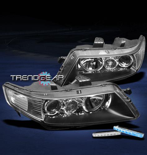 Headlight Bulbs For 2012 Acura TSX Anzo Black Halo Projector