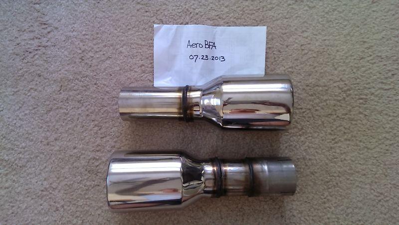 Stillen stainless steel exhaust tips infiniti nissan hyundai lexus subaru