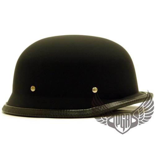 S m l xl ~ matte flat black german style dot approved motorcycle helmet chopper 