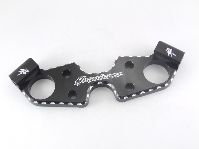 Suzuki hayabusa 2008 08 2009 09 gsxr 1300 diamond cut top black triple tree