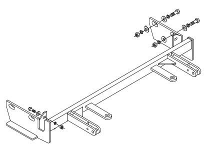 Blue ox bx2130 base plate for ford contour 95-00