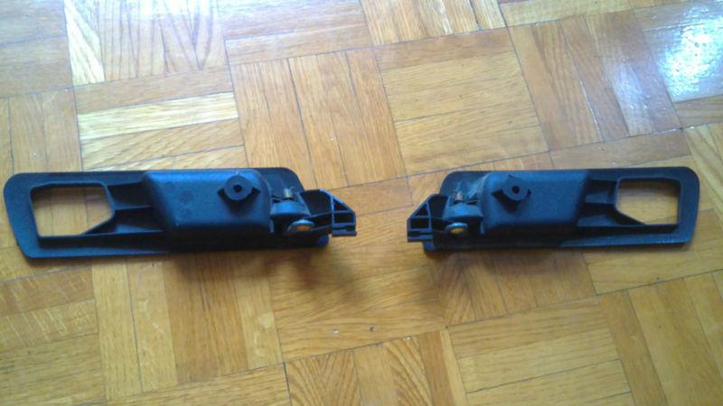 2x BMW E34 Front Door Handle Card Panel Frame Pull Surround Trim Left Right OEM, US $10.00, image 3
