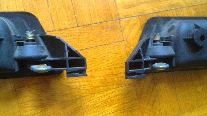 2x BMW E34 Front Door Handle Card Panel Frame Pull Surround Trim Left Right OEM, US $10.00, image 4