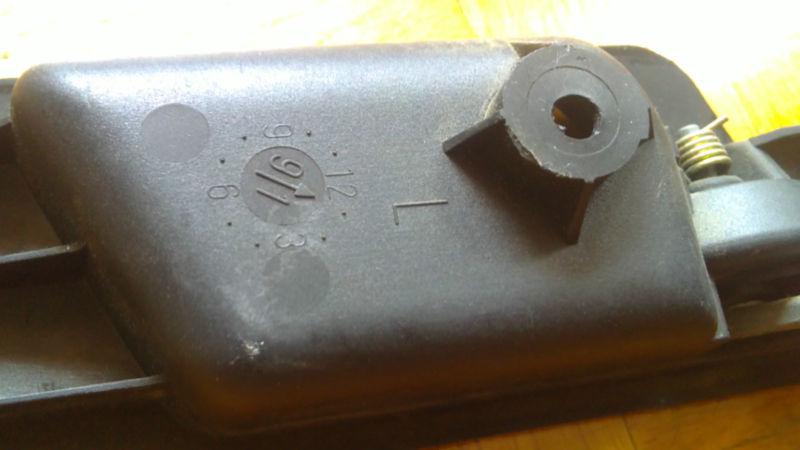 2x BMW E34 Front Door Handle Card Panel Frame Pull Surround Trim Left Right OEM, US $10.00, image 6