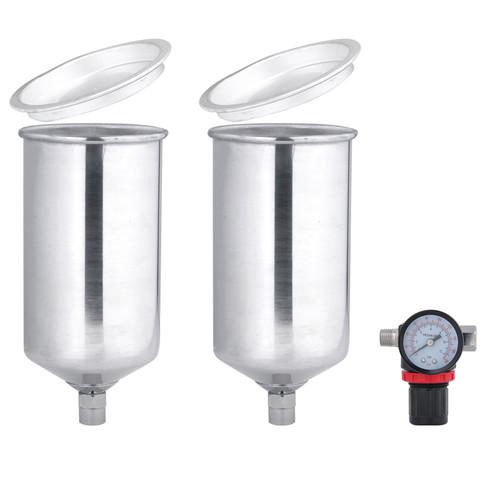 6pc 1.3 1.8 HVLP Air Spray Gun Kit Auto Paint Primer Basecoat Clearcoat Gravity, US $62.95, image 5