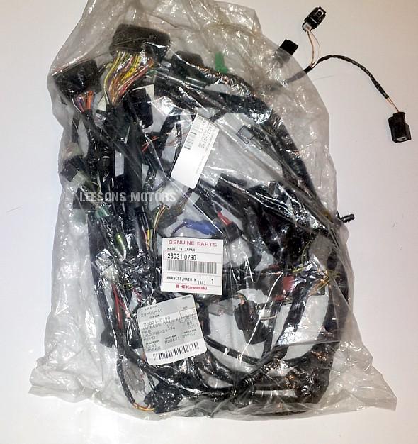 Kawasaki ninja zx-6r 2009-2012 oem racing main wiring harness kit 26031-0790